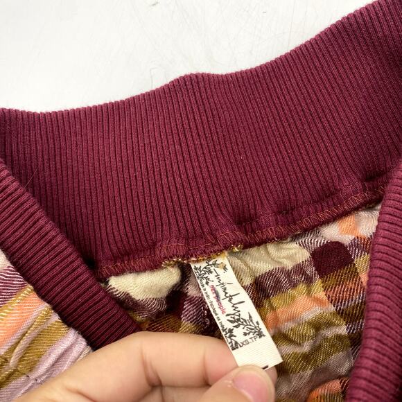 Free people plaid lounge pajama shorts - Picture 3 of 4